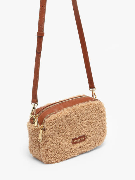 Cross Body Tas Moumoute Lancaster Beige moumoute 22 ander zicht 1