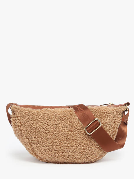 Cross Body Tas Moumoute Lancaster Beige moumoute 54 ander zicht 3