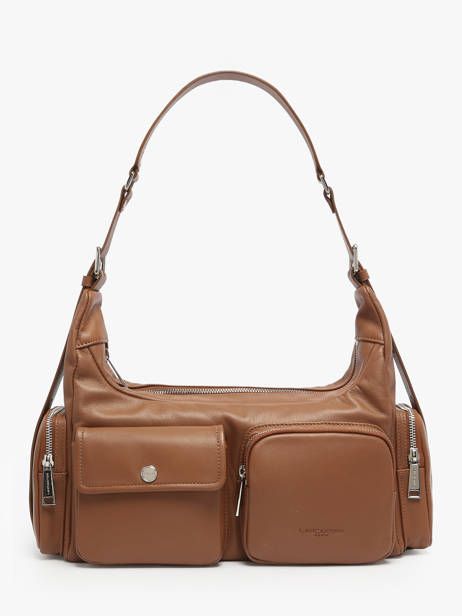Schoudertas Soft Caramella Leder Lancaster Beige soft caramella 7