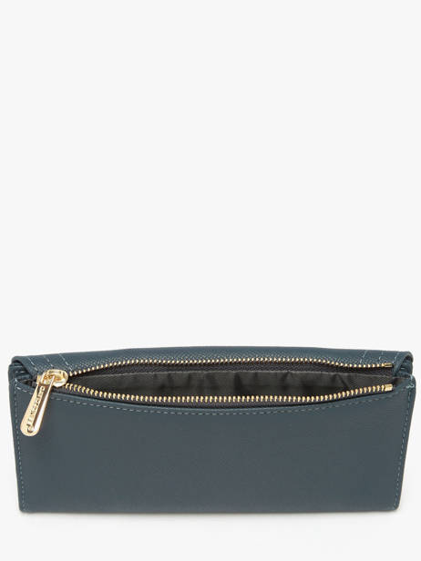 Portefeuille David jones Blauw saffiano P164 ander zicht 2