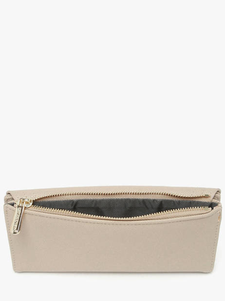 Portefeuille David jones Beige saffiano P164 ander zicht 2