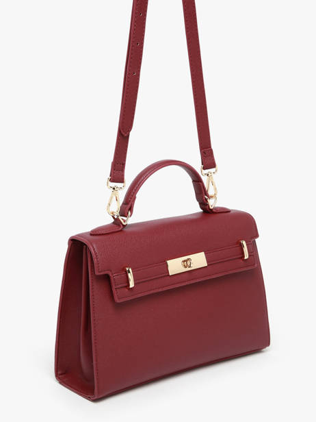 Handtas Saffiano David jones Rood saffiano CM7693A ander zicht 1