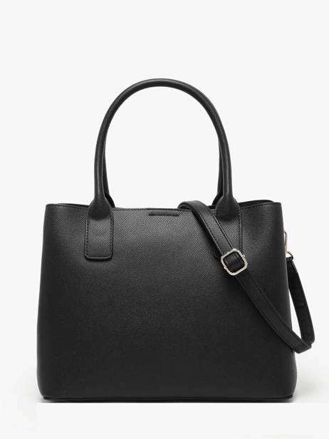 Handtas Saffiano David jones Zwart saffiano CM7744 ander zicht 3