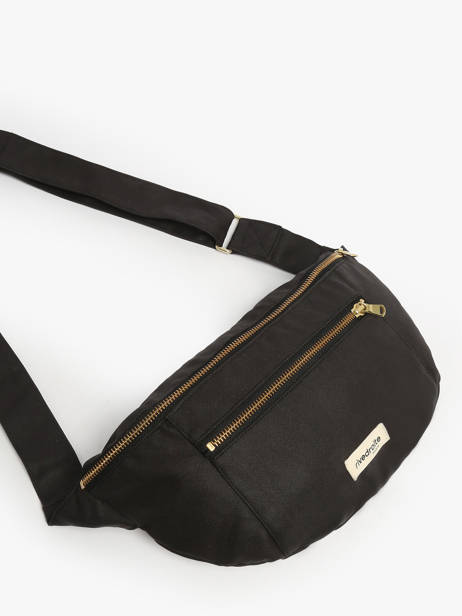 Belt Bag Orsel Waxed Rivedroite Zwart waxed ORSELWAX ander zicht 1