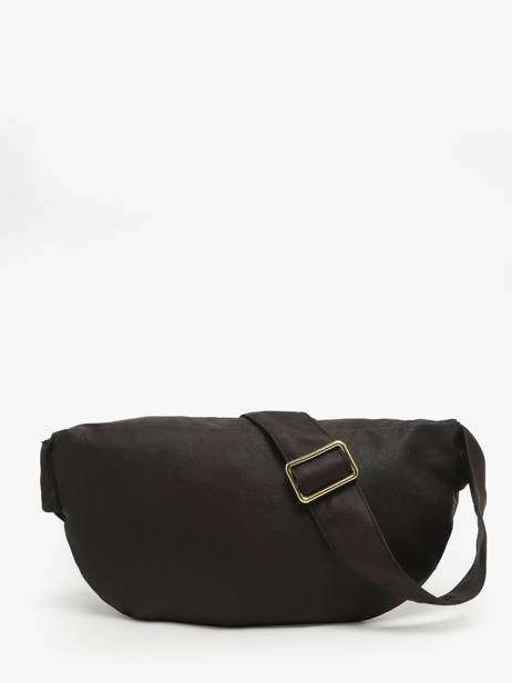Belt Bag Orsel Waxed Rivedroite Zwart waxed ORSELWAX ander zicht 3