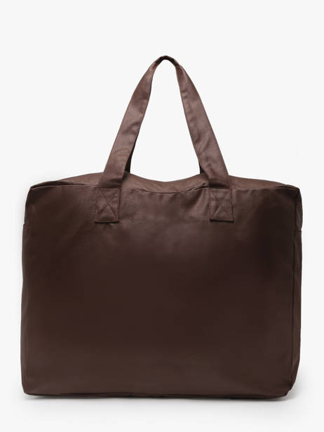 Weekendtas Elzevir Waxed Rivedroite Bruin waxed ELZEVWAX ander zicht 3