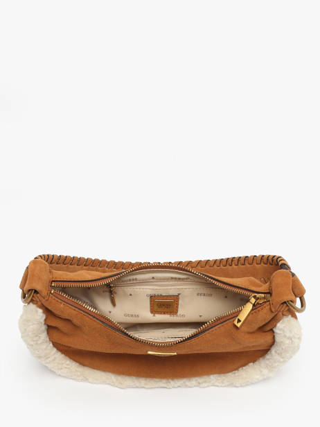 Cross Body Tas Amita Leder Guess Bruin amita W9539721 ander zicht 2