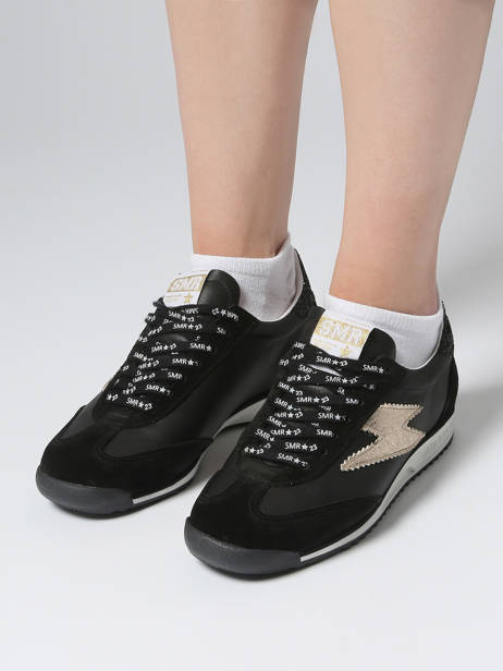 Sneakers Joyce Uit Leder Semerdjian Zwart women JOYCE ander zicht 1