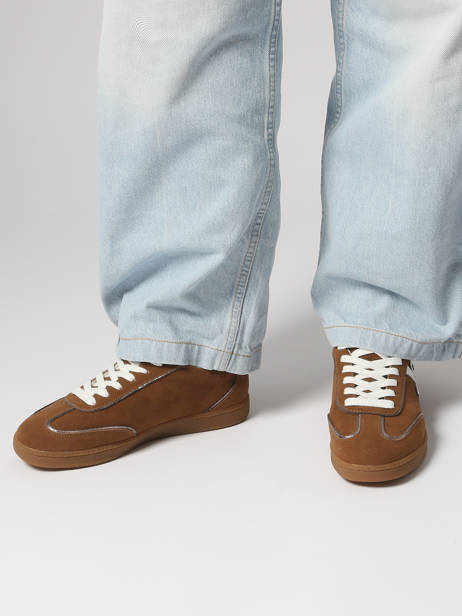 Sneakers Sarah Vanessa wu Bruin women BK2805OR ander zicht 1