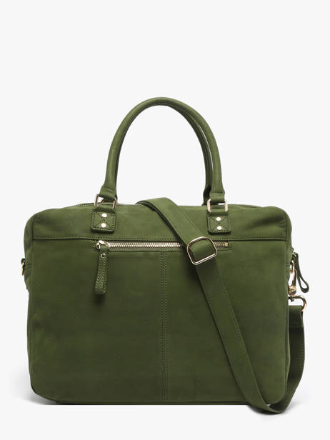 Handtas Vintage Leder Nat et nin Groen vintage MACY ander zicht 4