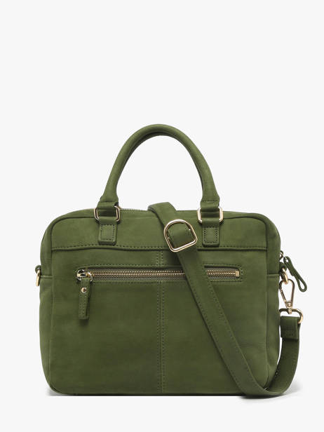 Cross Body Tas Baby Macy Leder Nat et nin Groen vintage BABYMACY ander zicht 4