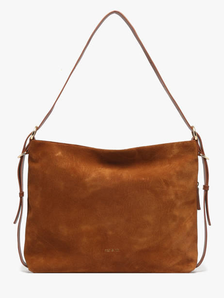 Schoudertas Moreen Suède Leder Nat et nin Bruin vintage MOREEN