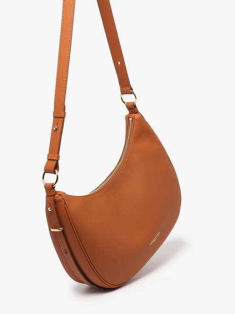 Cross Body Tas Donna Aria Leder Lancaster Bruin donna aria 77 ander zicht 2