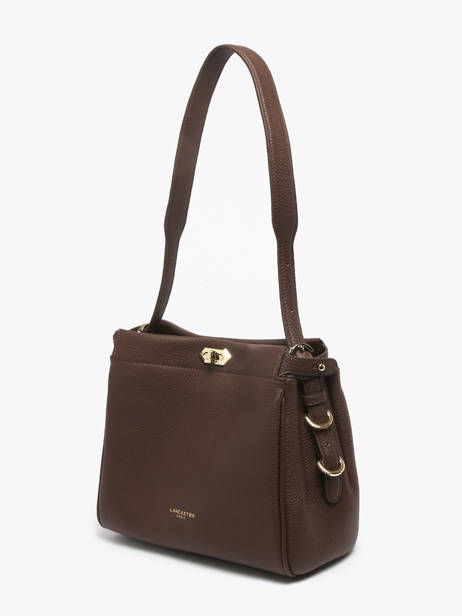 Schoudertas Mademoiselle Romy Leder Lancaster Bruin mademoiselle romy 105 ander zicht 2