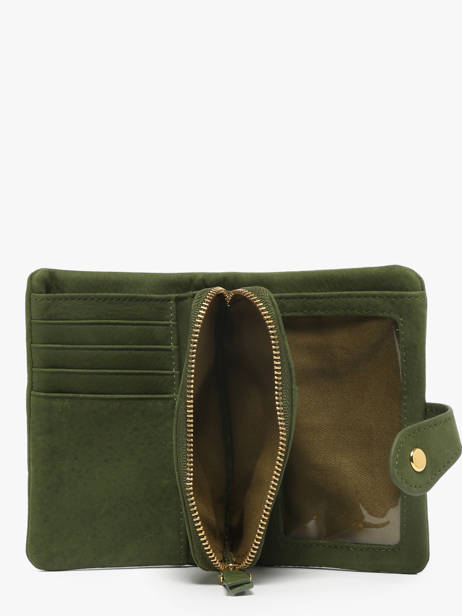 Portefeuille Leder Nat et nin Groen vintage JOYCE ander zicht 3