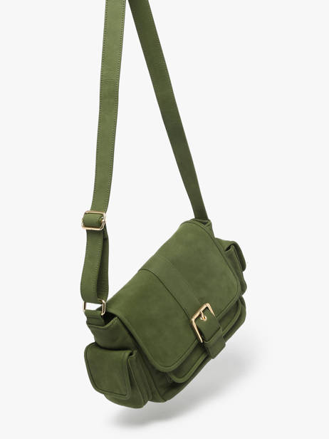 Cross Body Tas Joy Leder Nat et nin Groen vintage JOY ander zicht 1
