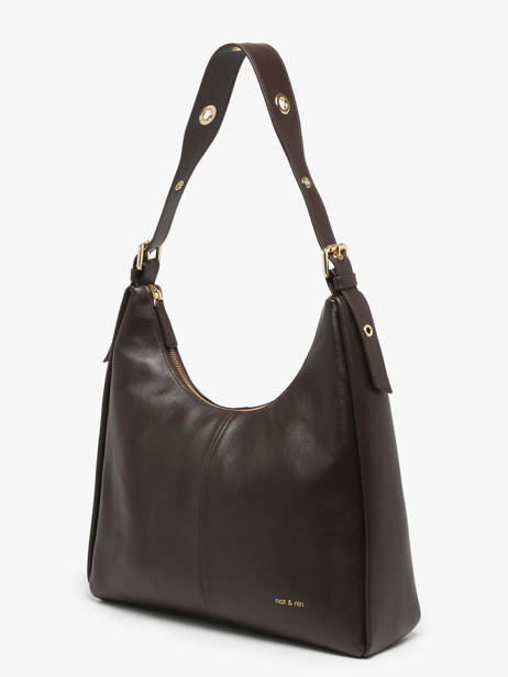 Schoudertas Tina Glad Leder Nat et nin Bruin vintage TINA ander zicht 1