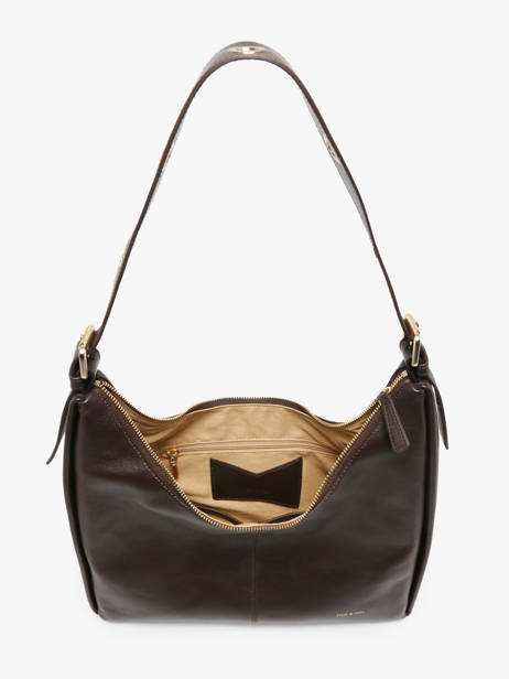 Schoudertas Tina Glad Leder Nat et nin Bruin vintage TINA ander zicht 2