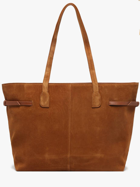 Schoudertas Marceau Leder Nat et nin Bruin vintage MARCEAU ander zicht 3