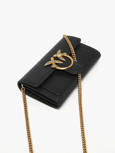 Cross Body Tas Love Bag Icon Leder Pinko Zwart love bag icon A0F1 ander zicht 2