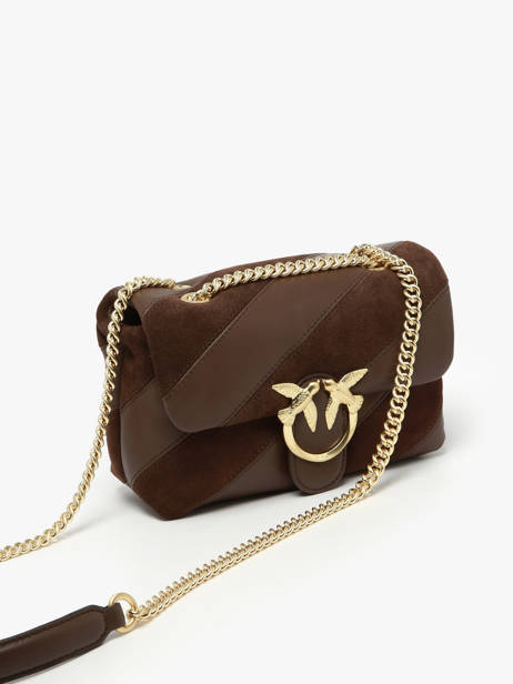 Cross Body Tas Love Bag Puff Pinko Bruin love bag puff A2JY ander zicht 1