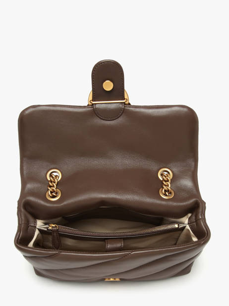 Cross Body Tas Love Bag Puff Leder Pinko Bruin love bag puff A0F2 ander zicht 2