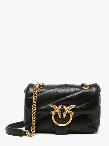 Cross Body Tas Love Baby Puff Leder Pinko Zwart love bag puff A0F2