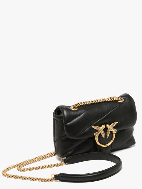 Cross Body Tas Love Baby Puff Leder Pinko Zwart love bag puff A0F2 ander zicht 2
