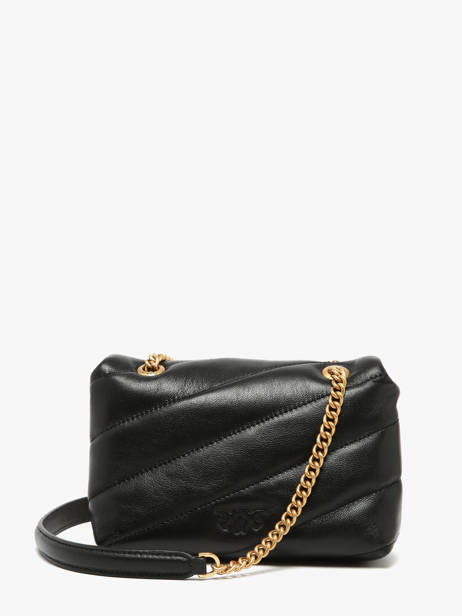 Cross Body Tas Love Baby Puff Leder Pinko Zwart love bag puff A0F2 ander zicht 4