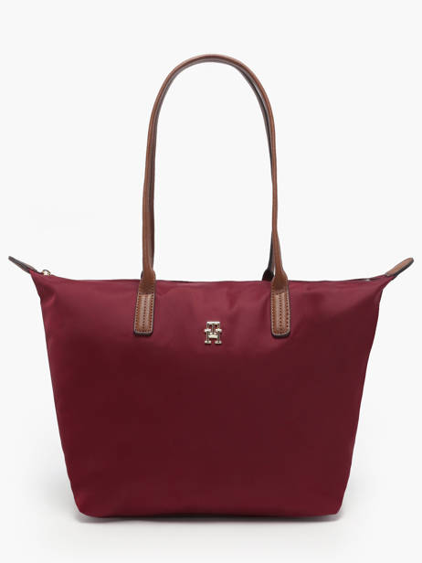 Schoudertas A4 Formaat Popette Tommy hilfiger Rood popette AW17711
