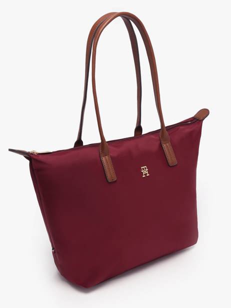 Schoudertas A4 Formaat Popette Tommy hilfiger Rood popette AW17711 ander zicht 1