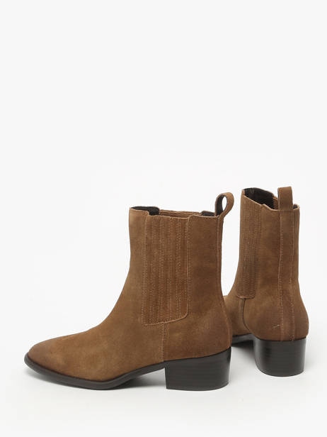 Enkellaarsjes Uit Leder Inuovo Bruin accessoires E07001 ander zicht 2