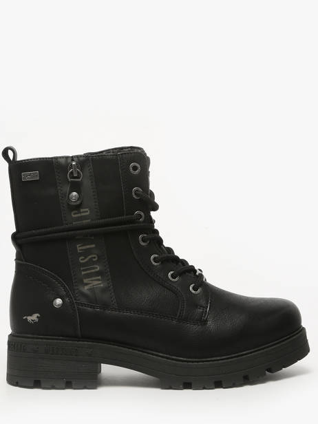 Enkellaarsjes Mustang Zwart women M0042003