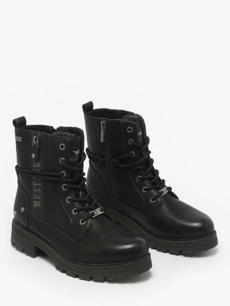 Enkellaarsjes Mustang Zwart women M0042003 ander zicht 1