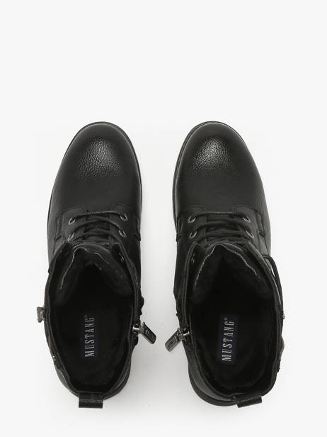 Enkellaarsjes Mustang Zwart accessoires M0052001 ander zicht 3
