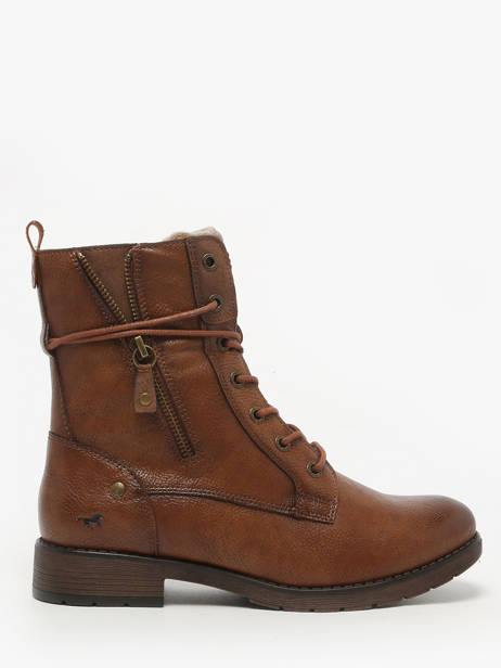Enkellaarsjes Mustang Bruin women M0052001