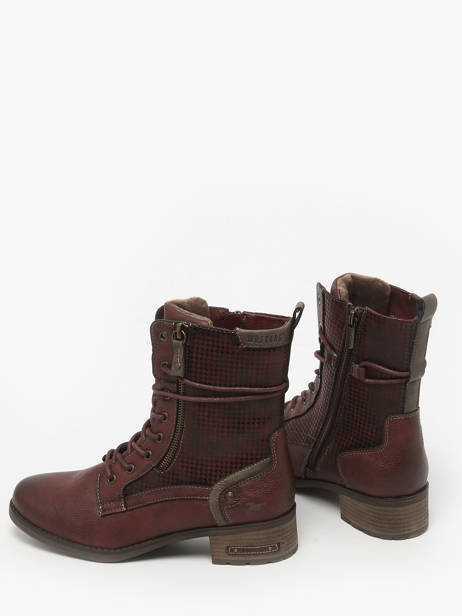 Enkellaarsjes Mustang Bruin accessoires M0062001 ander zicht 2