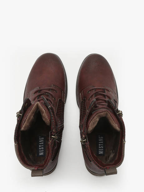 Enkellaarsjes Mustang Bruin accessoires M0062001 ander zicht 3