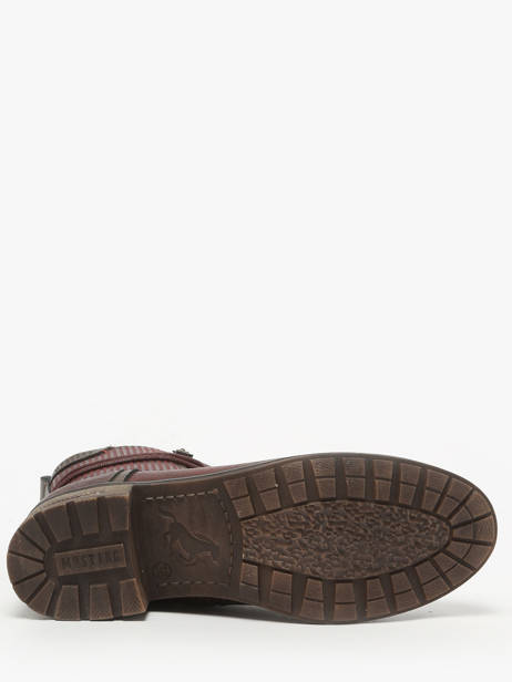 Enkellaarsjes Mustang Bruin accessoires M0062001 ander zicht 4