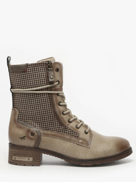Enkellaarsjes Mustang Beige women M0062001
