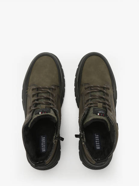 Enkellaarzen Mustang Groen men M0101004 ander zicht 3