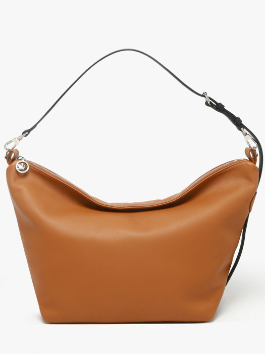 Longchamp Besace longchamp cuir Schoudertas Bruin