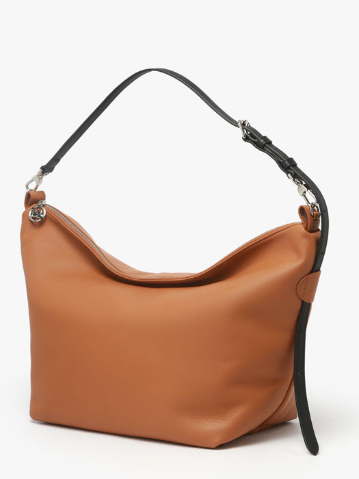 Longchamp Besace longchamp cuir Schoudertas Bruin