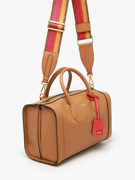 Bowlingtas Bcbg Leder Lancel Bruin bcbg A13690 ander zicht 1