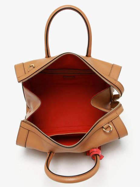 Bowlingtas Bcbg Leder Lancel Bruin bcbg A13690 ander zicht 2