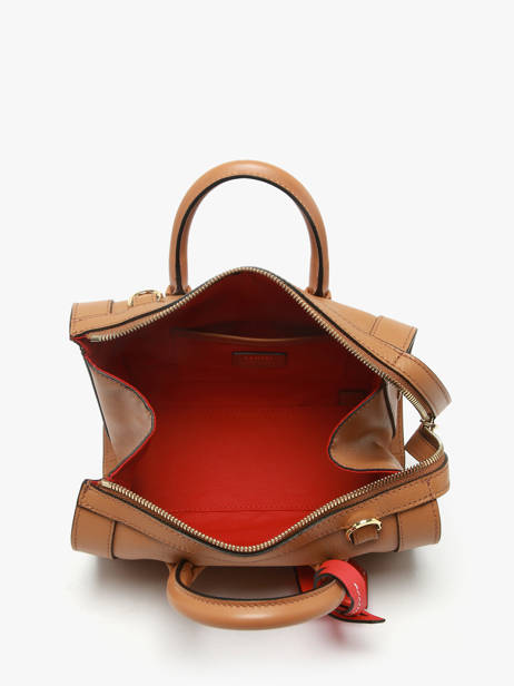 Bowlingtas Bcbg Leder Lancel Bruin bcbg A13689 ander zicht 2