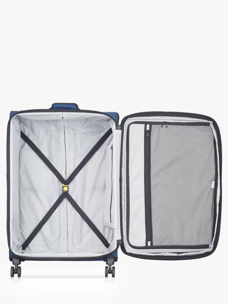 Soepele Reiskoffer Op Wieltjes Maubert 2.0 Delsey Blauw maubert 2.0 3813821W ander zicht 3