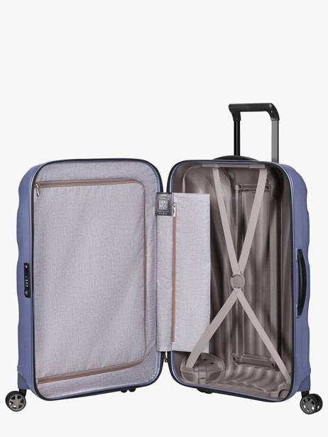 Harde Reiskoffer C-lite Samsonite Violet c-lite CS2003 ander zicht 4