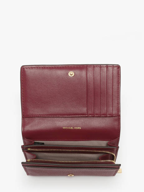 Portefeuille Leder Michael kors Rood jet set T5GJ6D9L ander zicht 1