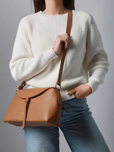 Schoudertassen Dune Gaia Leder Lancaster Bruin dune gaia 104 ander zicht 1